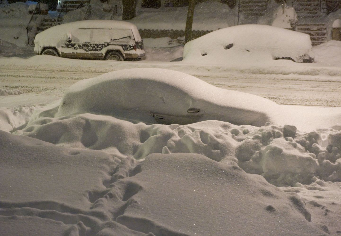 Lumekuhja alla sattunud autod Washingtonis