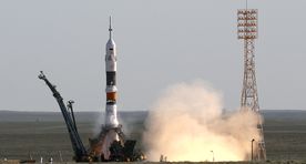 Kosmoselaev Sojuz võttis suuna ISSile
