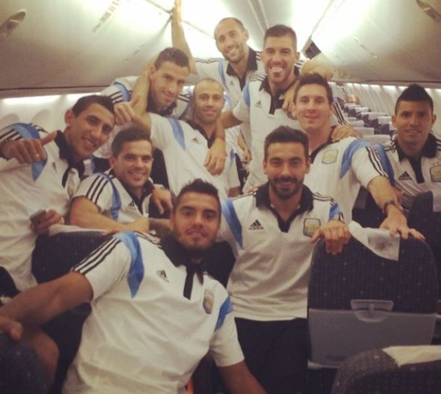 Argentina koondise mängijad.
