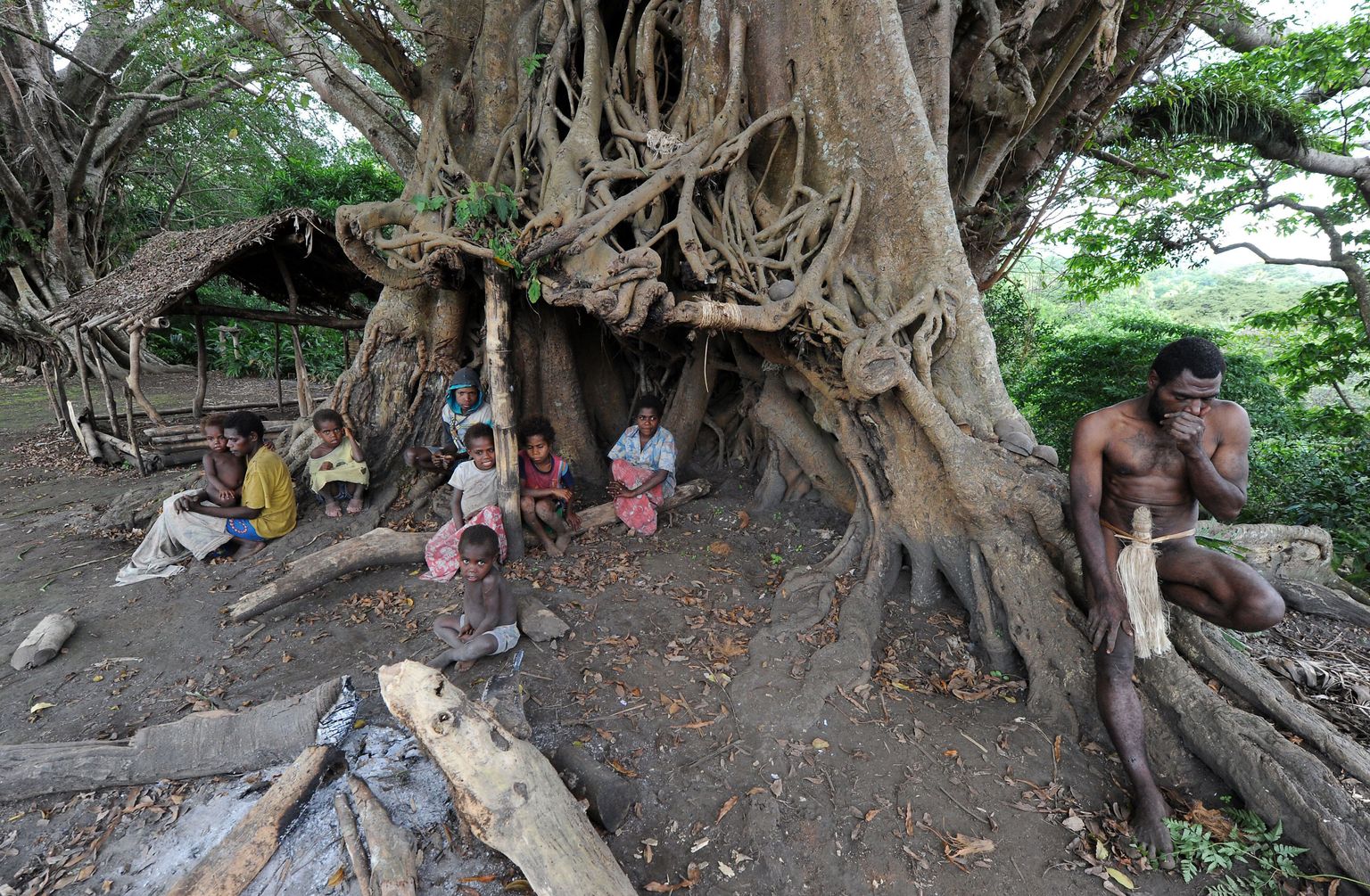 Vanuatu hõimuliikmed