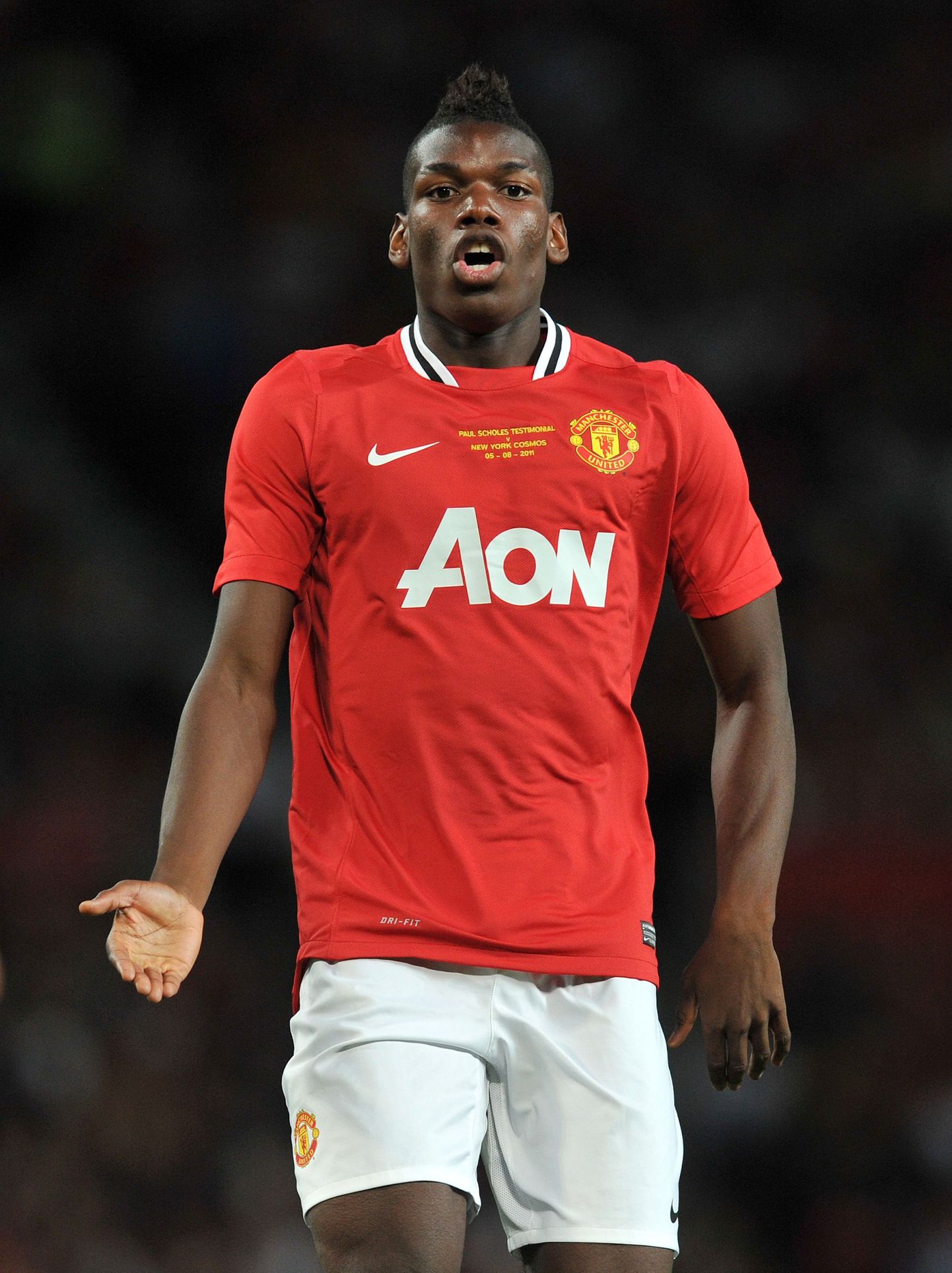 Paul Pogba Manchester Unitedi särgis 2011. aastal.