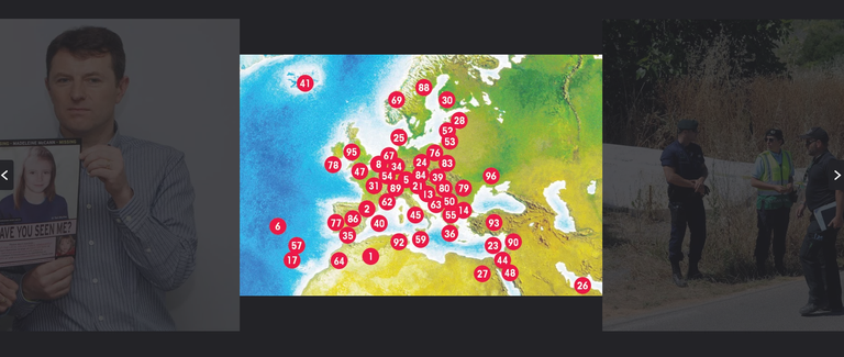 Kaart näitab erinevatest Euroopa riikidest saadud vihjete arvu.   Allikas: The Sun / Kuvatõmmis