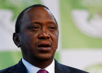 Keenia praegune president ja valmised võitnud Uhuru Kenyatta. Foto: Thomas Mukoya/REUTERS/Scanpix
