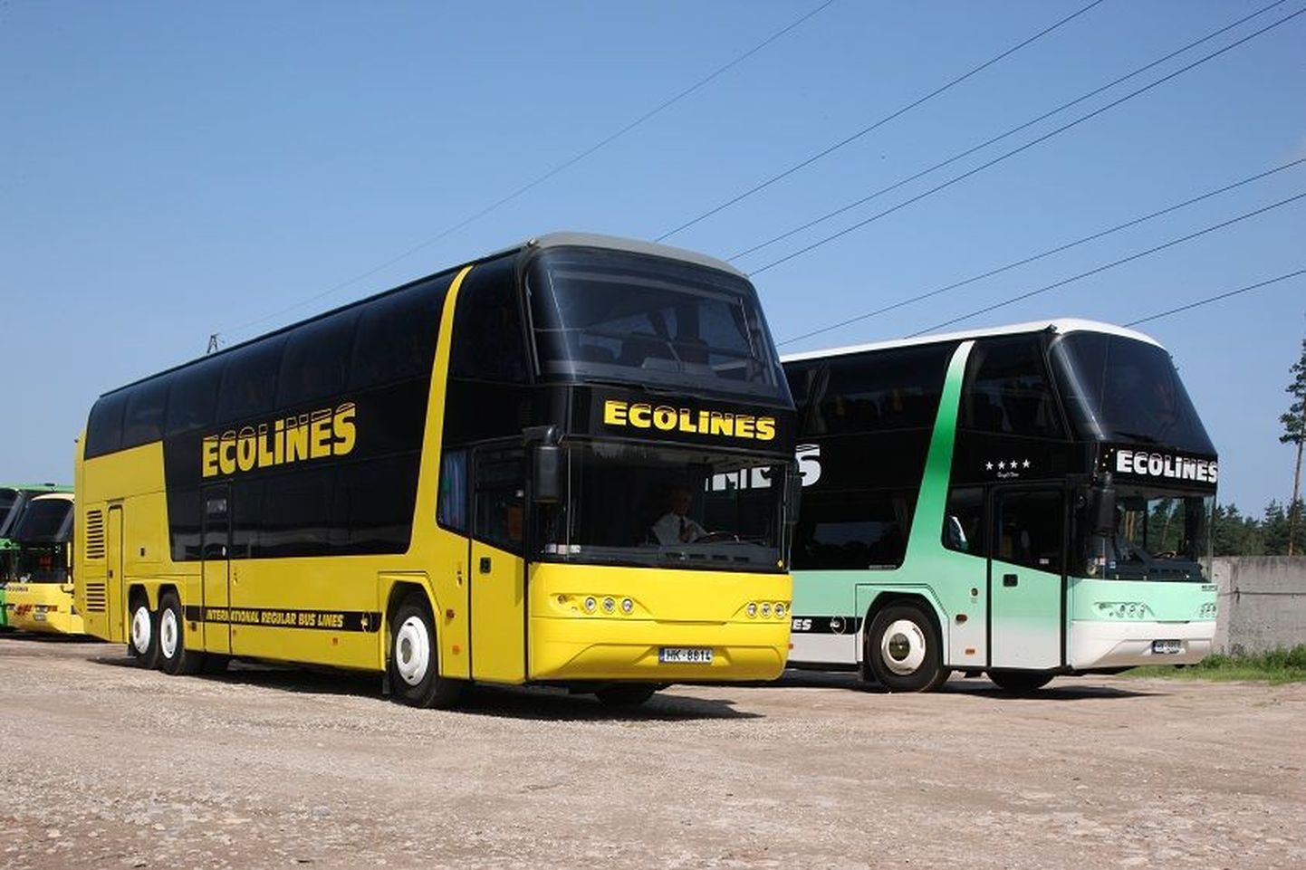 Firma Ecolines liinibussid.
