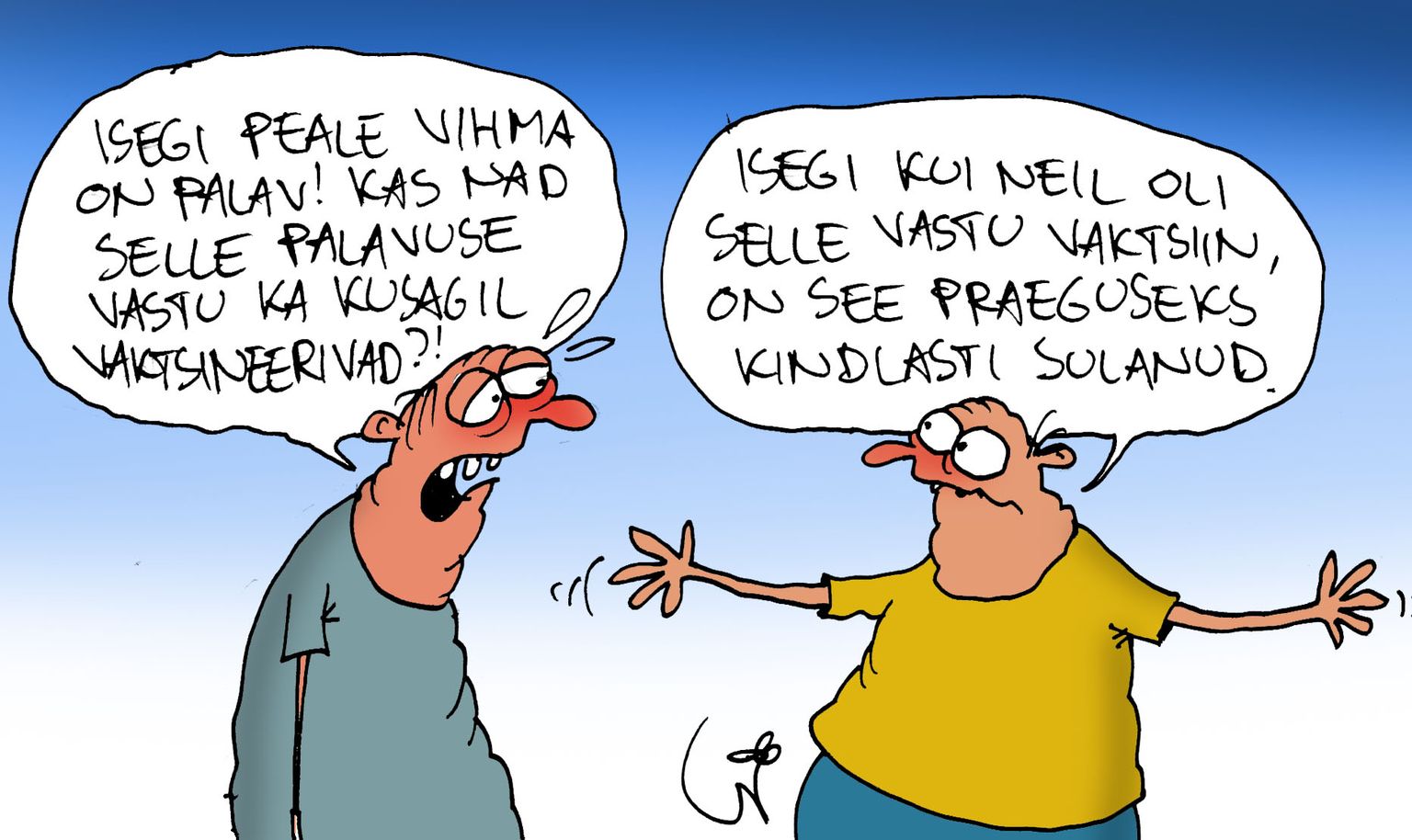Urmas Nemvalts joonistab.