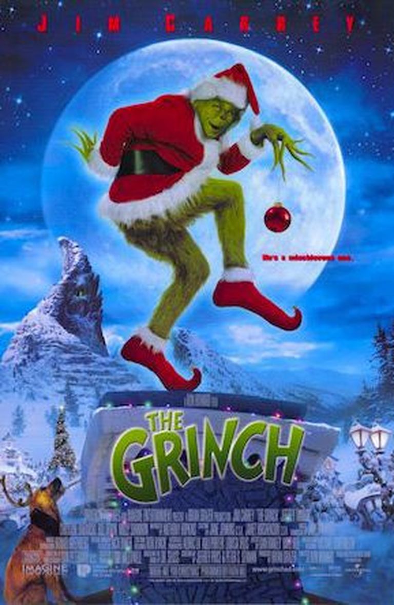 Filmi «Kuidas Grinch jõulud varastas» reklaamplakat