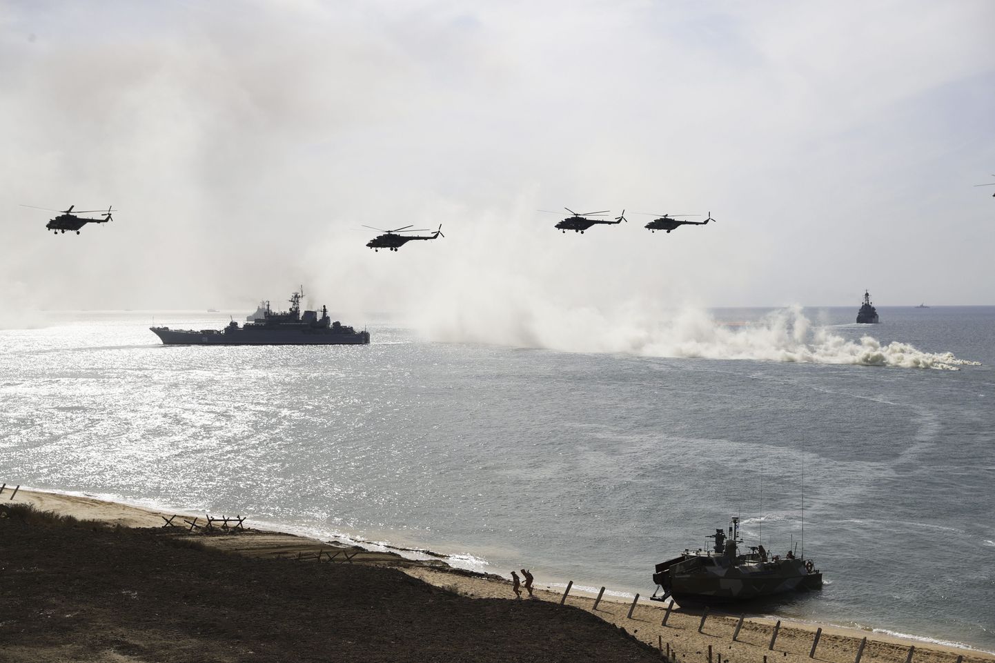Venemaa mereväe õppus eelmisel aastal.