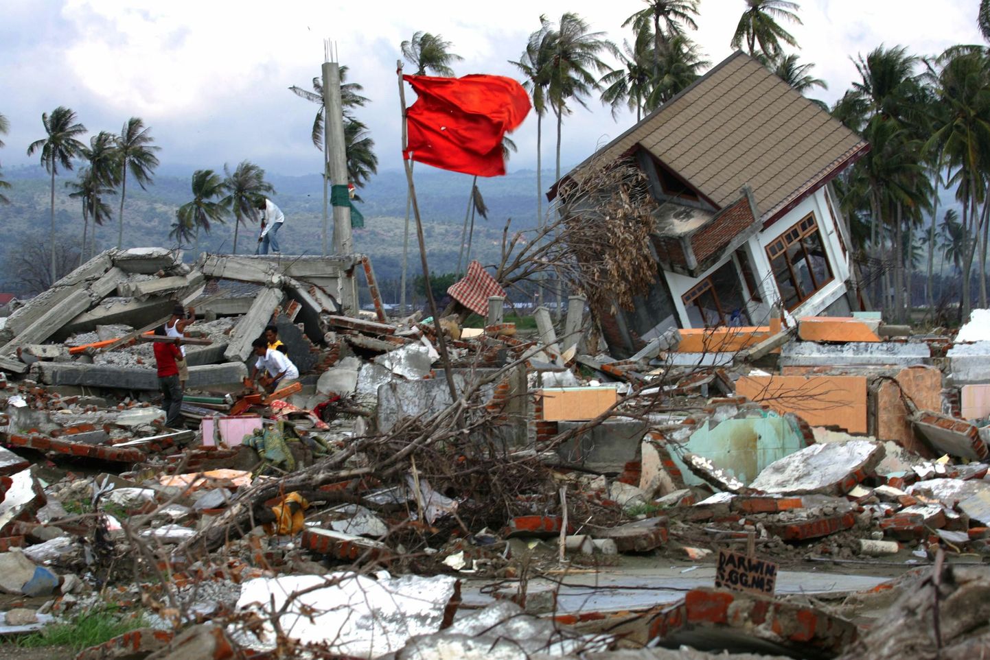 Kahjustused Banda Acehis pärast 2004. aasta tsunamit