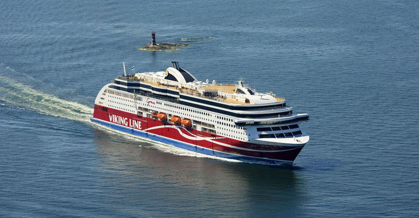 Viking Line'i Soome ja Rootsi vahet sõitev reisiparvlaev Viking Grace.