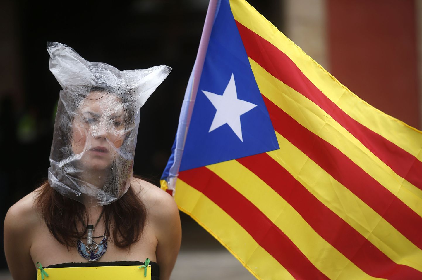 Kataloonia iseseisvuslane meelt avaldamas