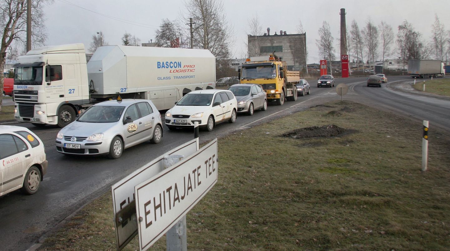 Pärnu ümbersõidu projekt näeb ette Ehitajate tee ehitamist neljarealiseks.