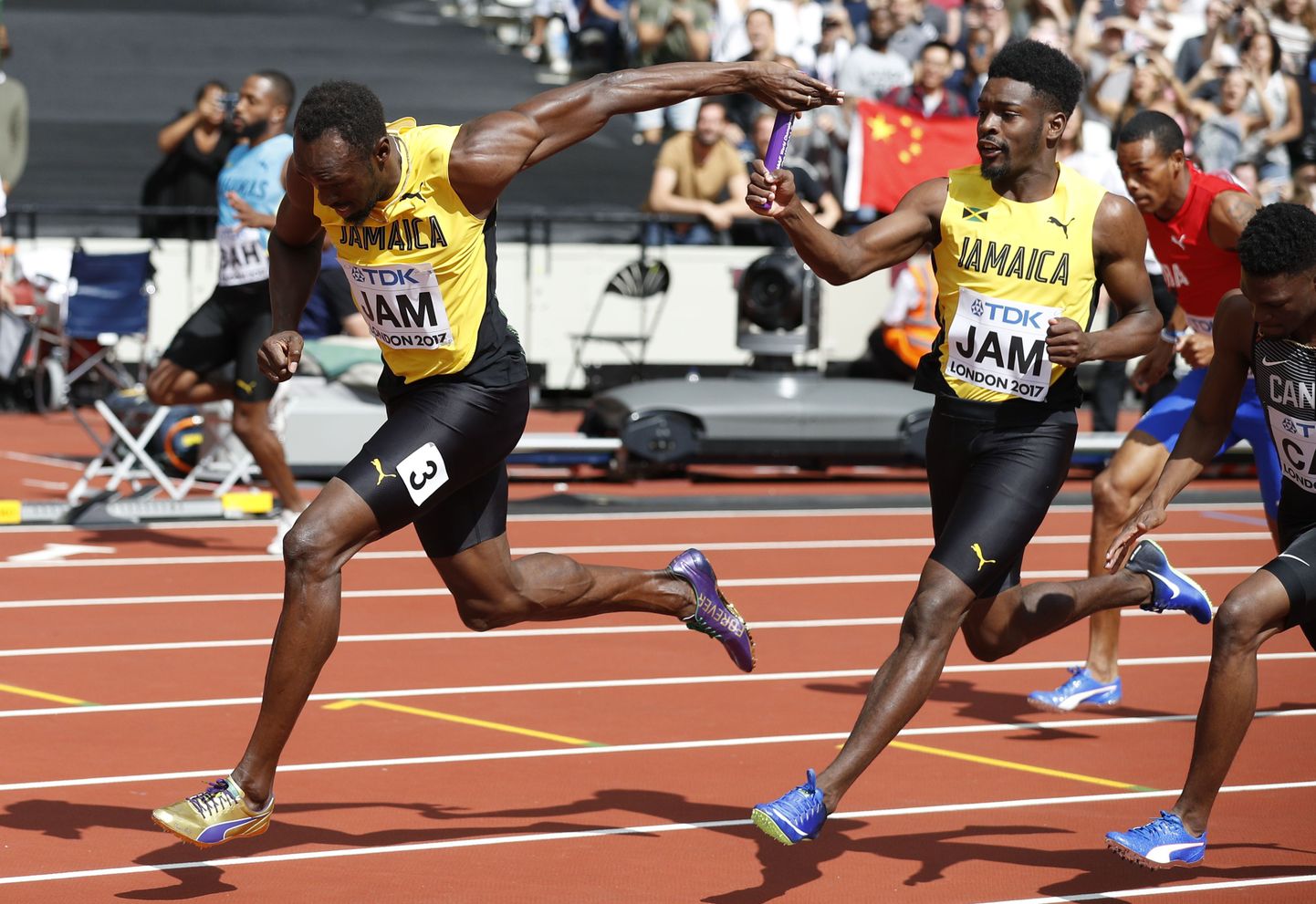 Michael Campbell ulatab Londoni MMil teatepulka Usain Boltile