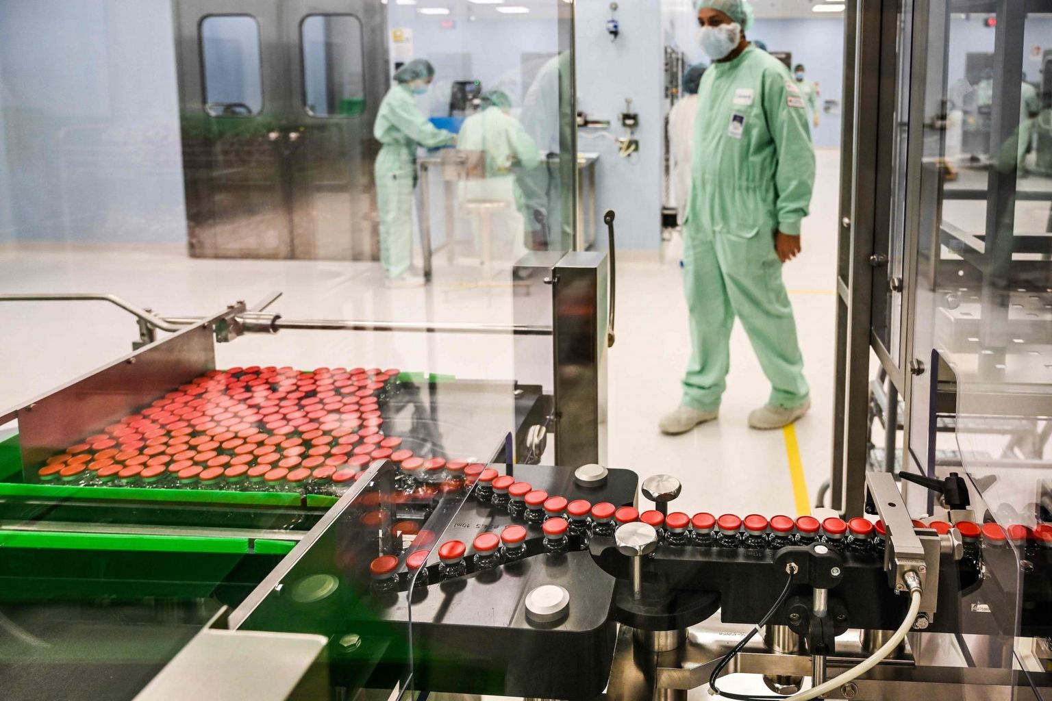 AstraZeneca ja Oxfordi ülikooli koroonaviiruse vaktsiinikandidaadi suuremahulist tootmist testitakse Catalent Biologicsi tehases Itaalias Anagnis.