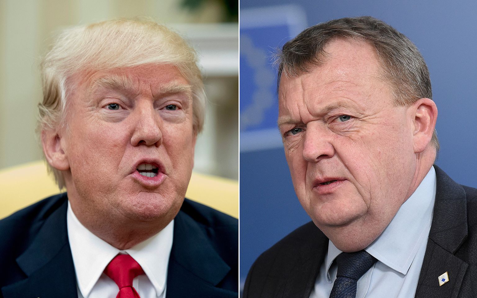 Donalds Tramps un Dānijas ekspremjers Larss Loke Rasmusens