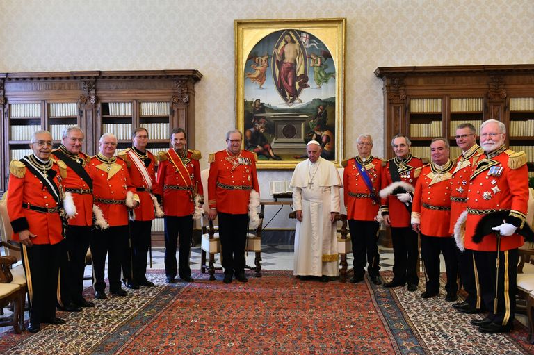 Malta ordu juhtkond ja paavst Franciscus