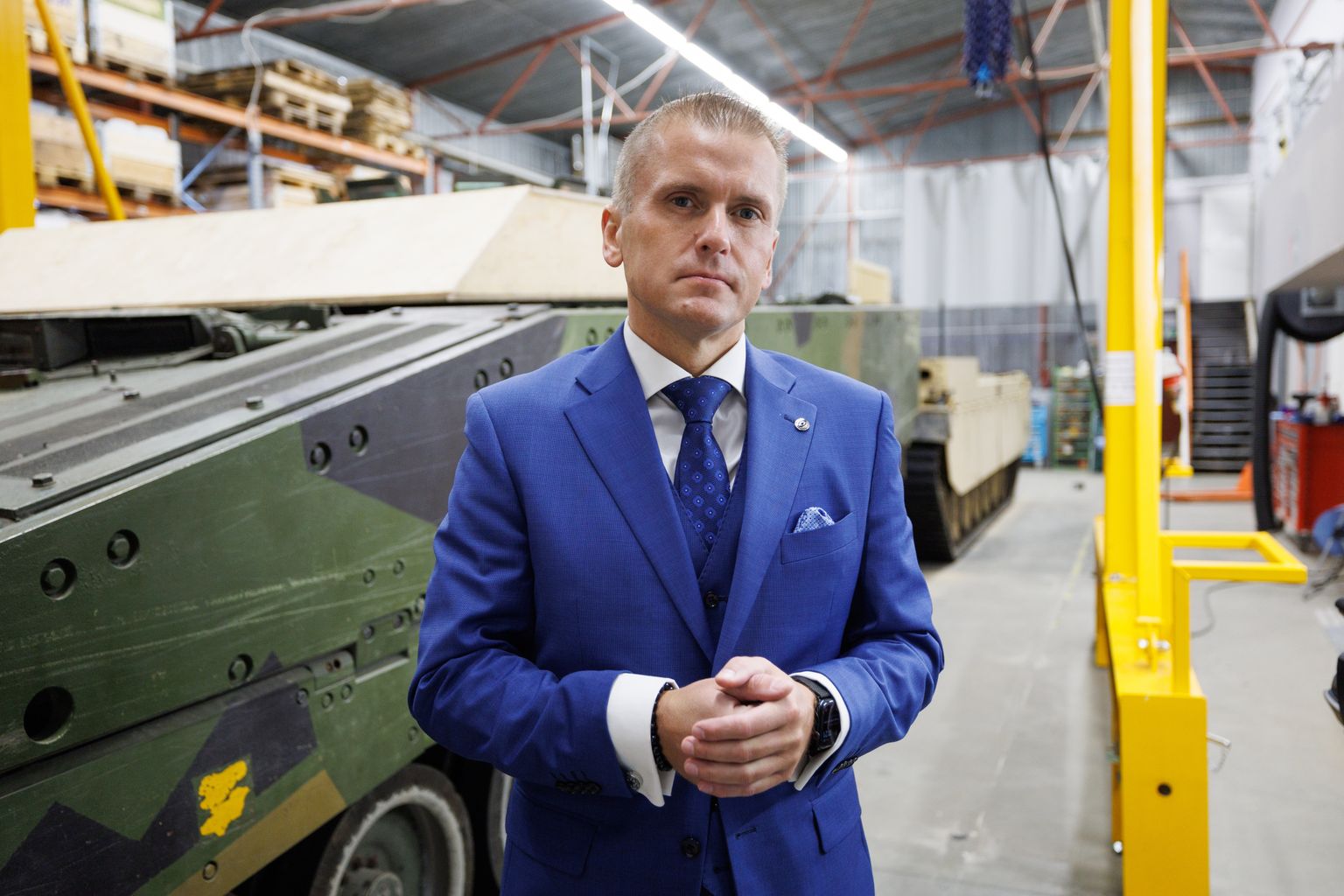 Milrem Roboticsi asutaja Kuldar Väärsi.