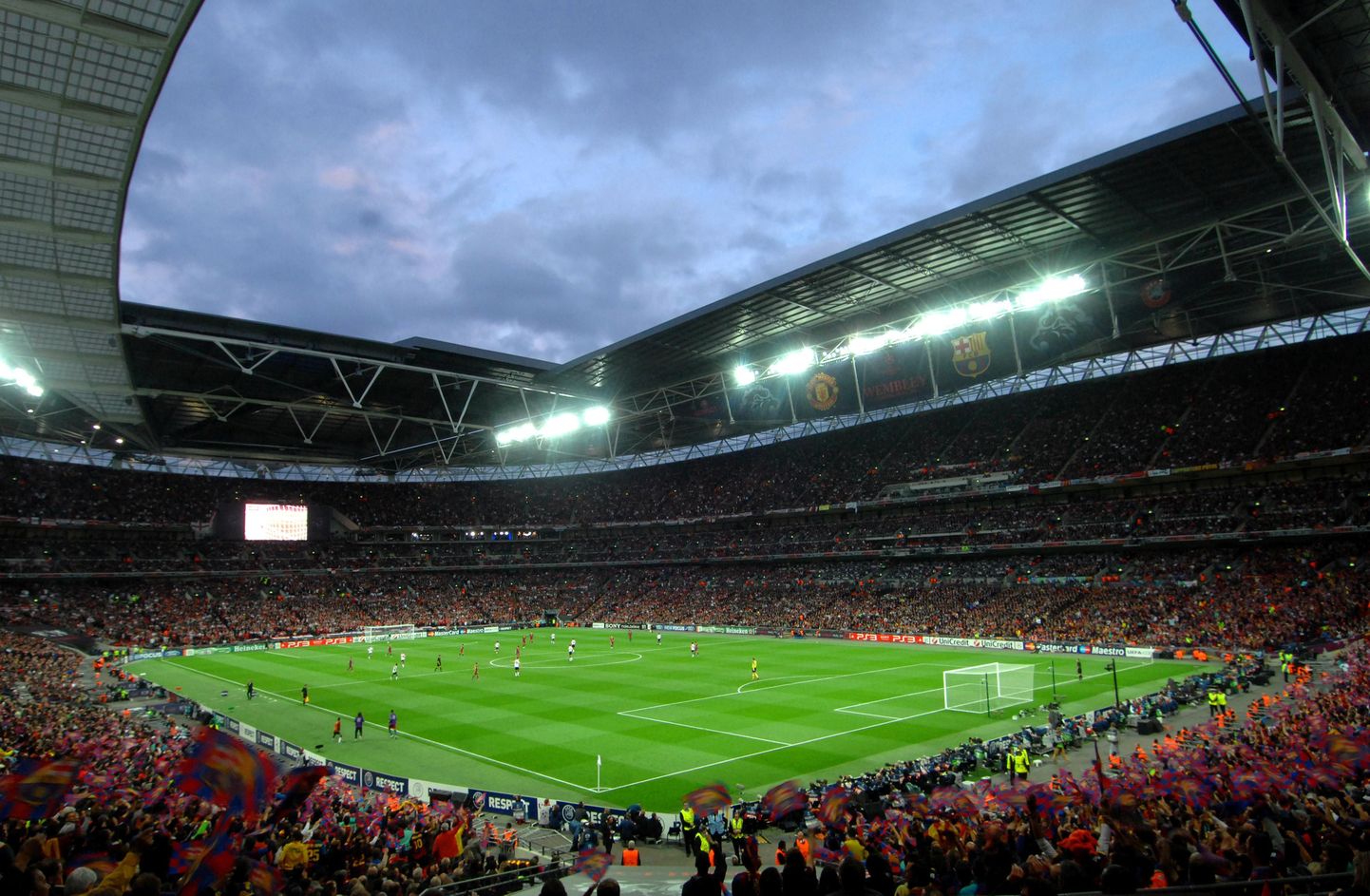 2010. aasta Meistrite liiga finaal peeti Wembley staadionil FC Barcelona ja Manchester Unitedi vahel.