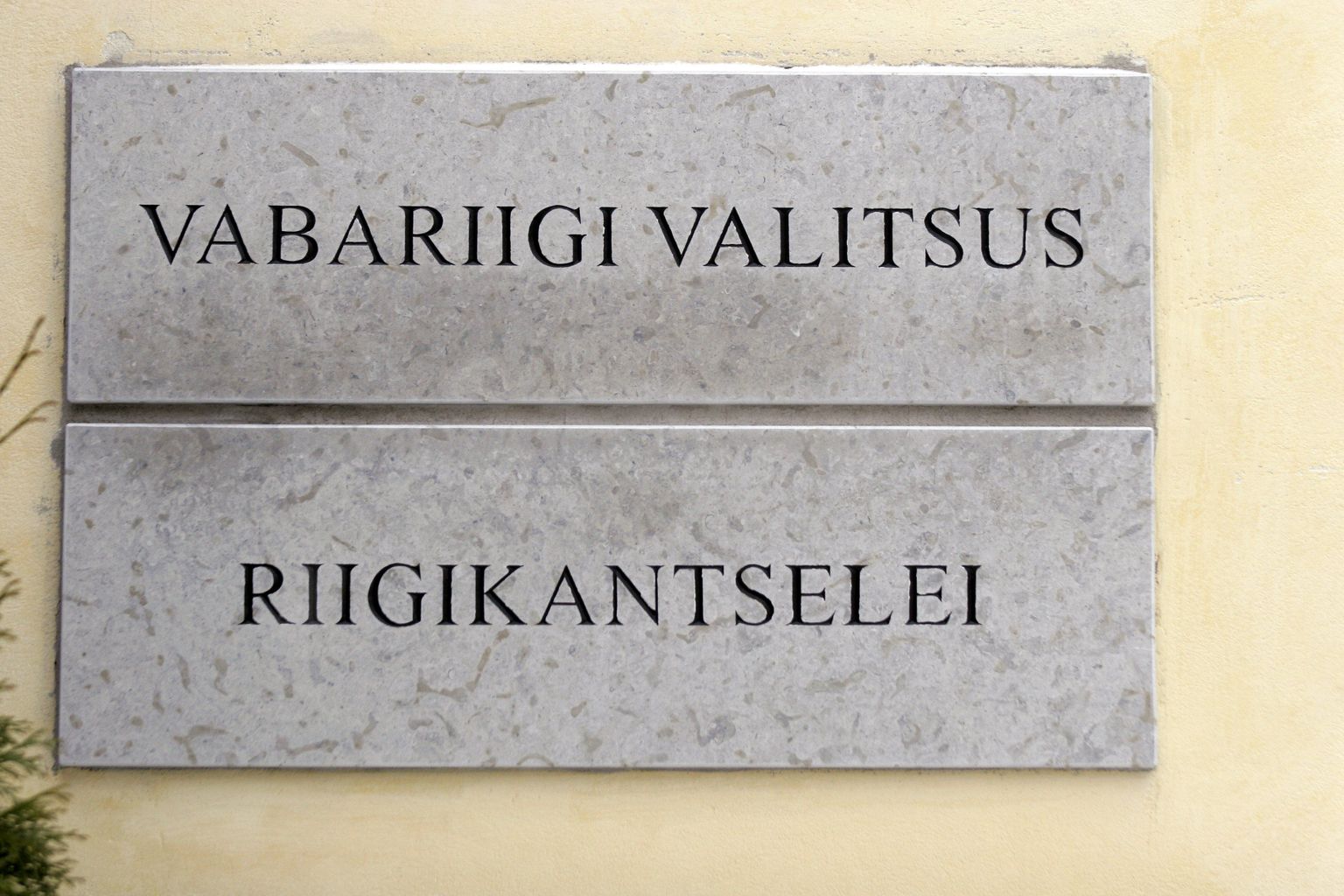 Stenbocki maja seinal olev silt