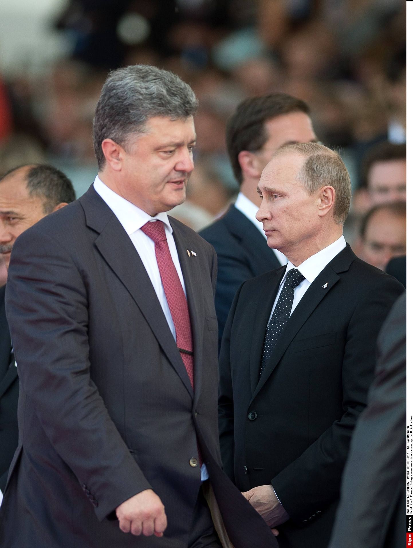 Petro Porošenko ja Vladimir Putin.