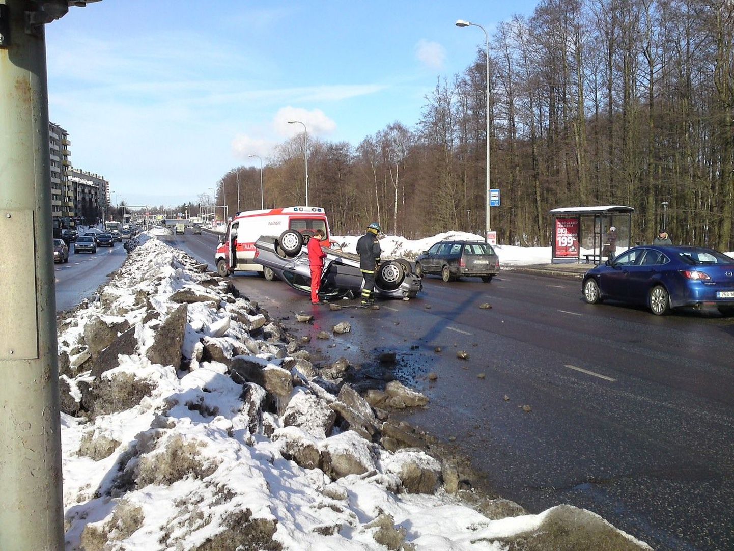 Liiklusõnnetus Tammsaare teel.