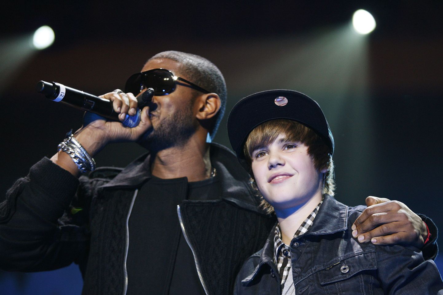 Usher ja Justin Bieber