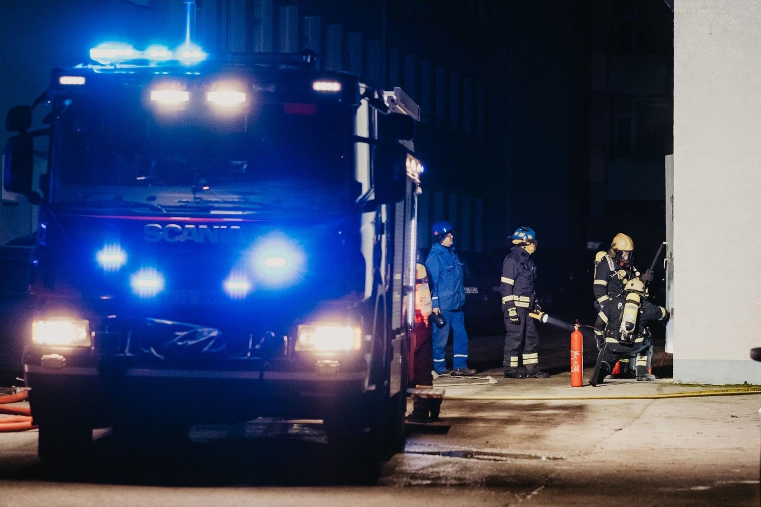 Päästeauto. Pilt on illustreeriv.