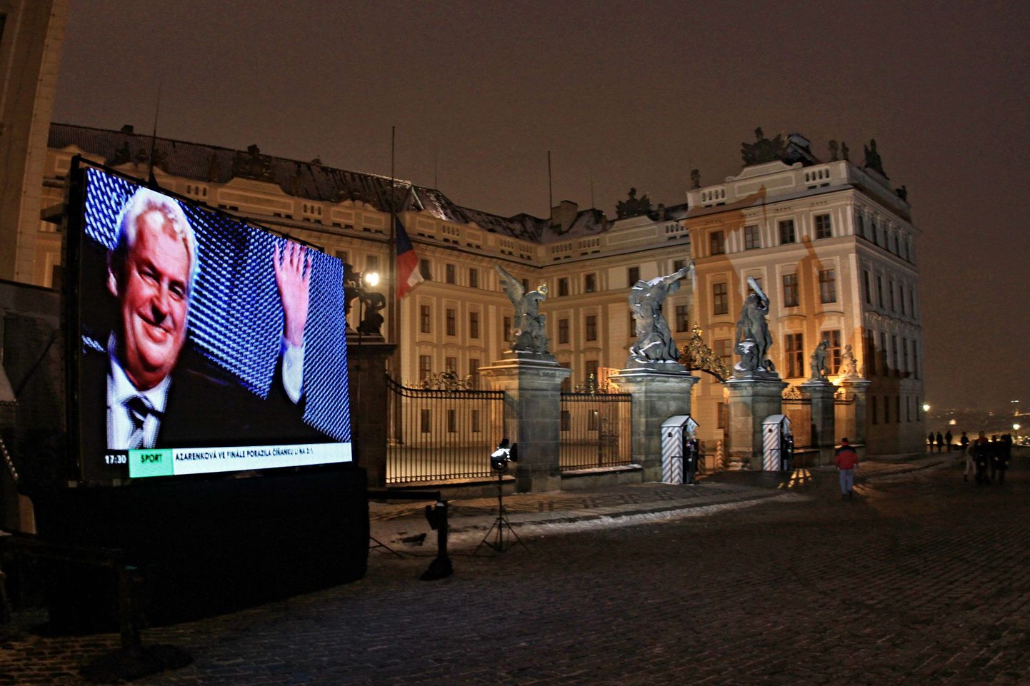 Tšehhi uueks riigipeaks valitud Miloš Zeman.