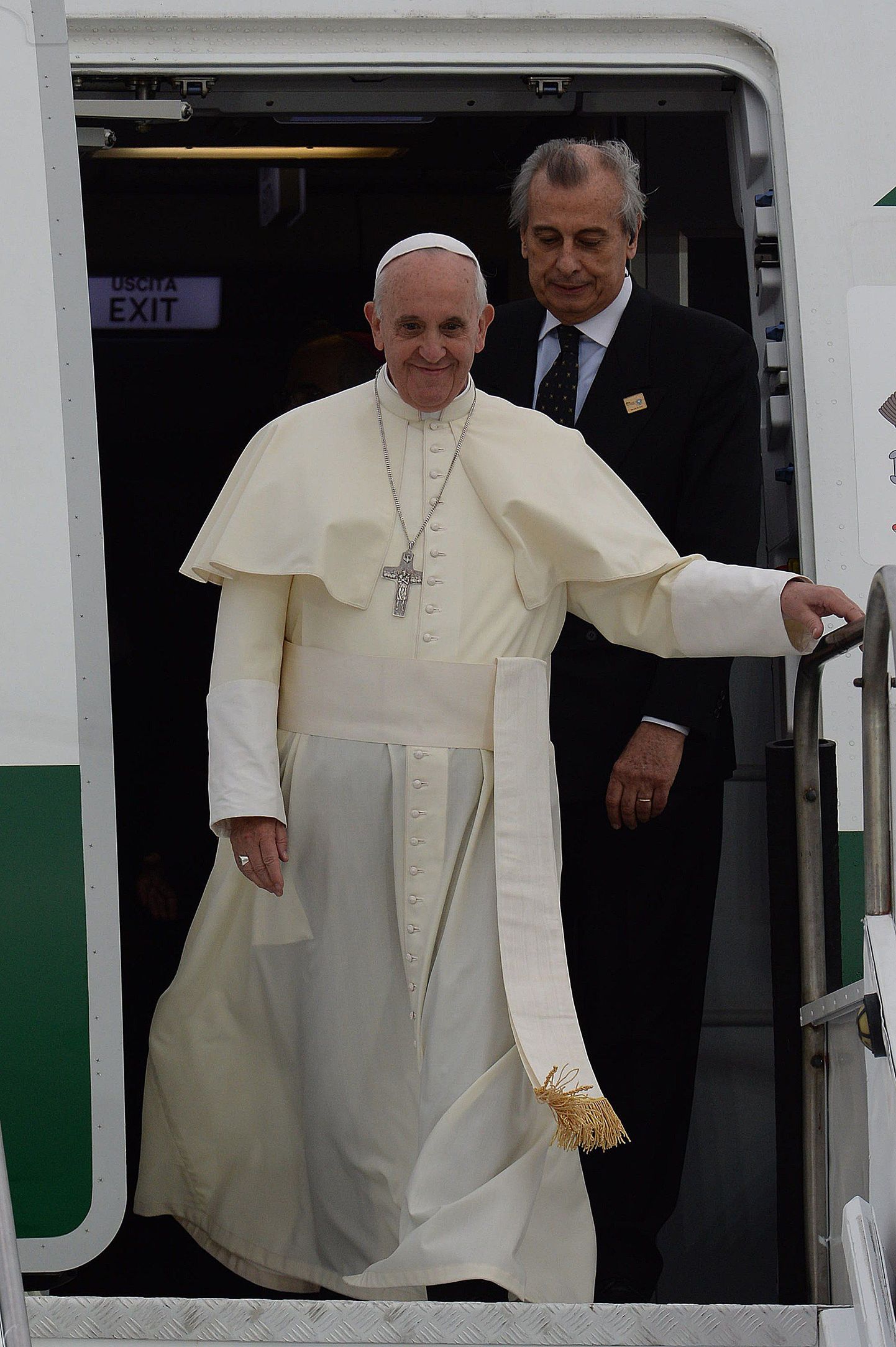 Paavst Franciscus saabus visiidile Brasiiliasse.