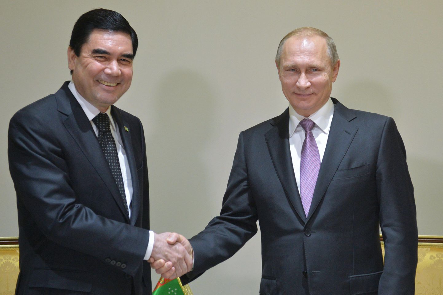 Vladimir Putin ja Gurbangulõ Berdimuhhamedov.