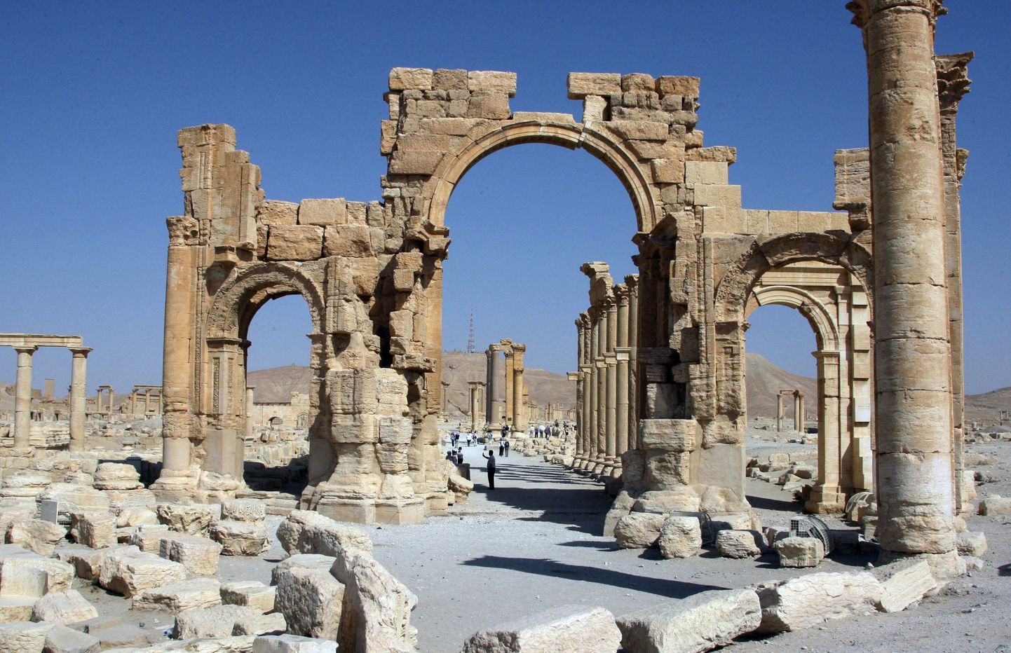 Islamiriik hävitas Palmyra võidukaare