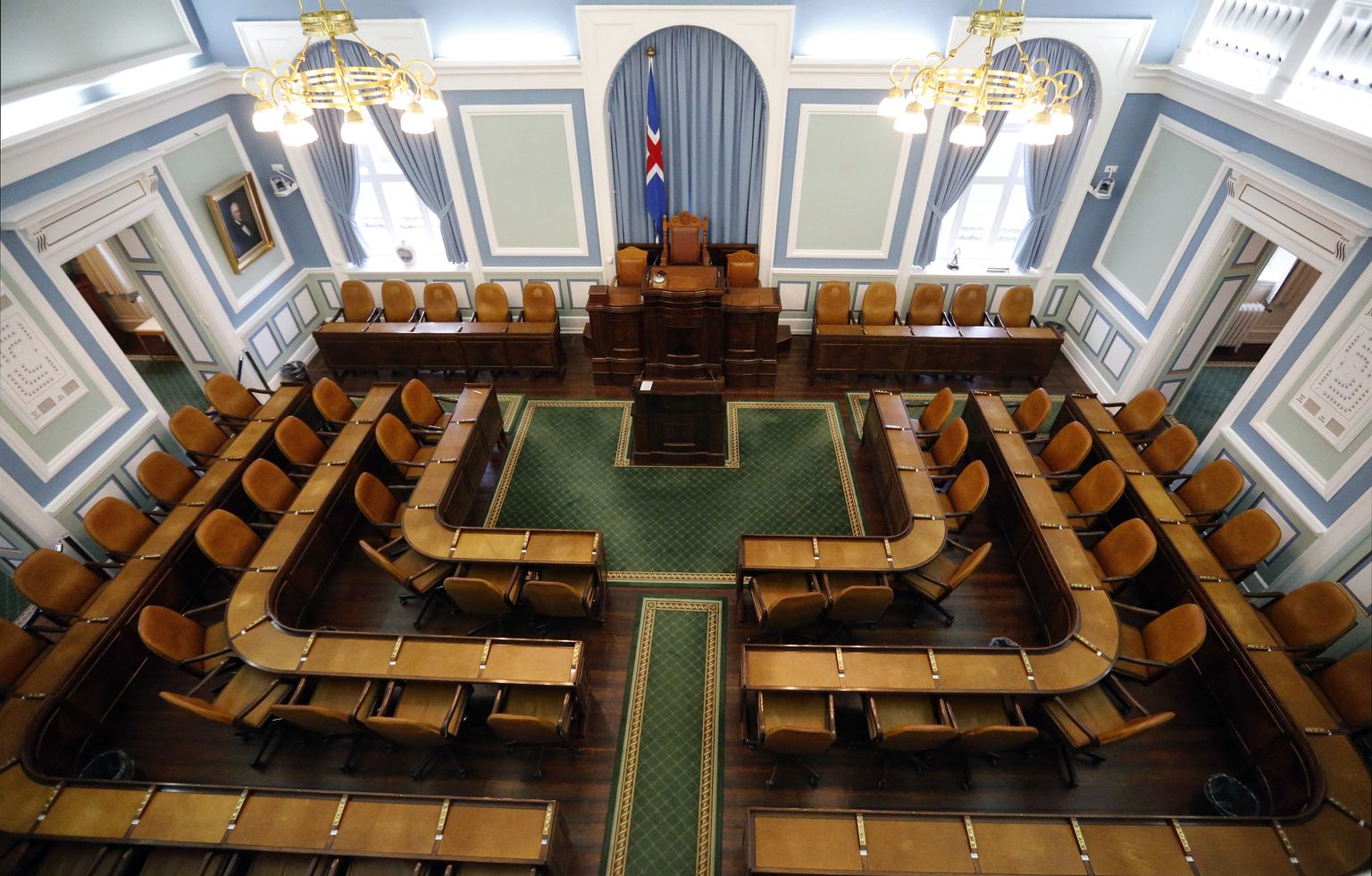 Islandi parlament Althing.