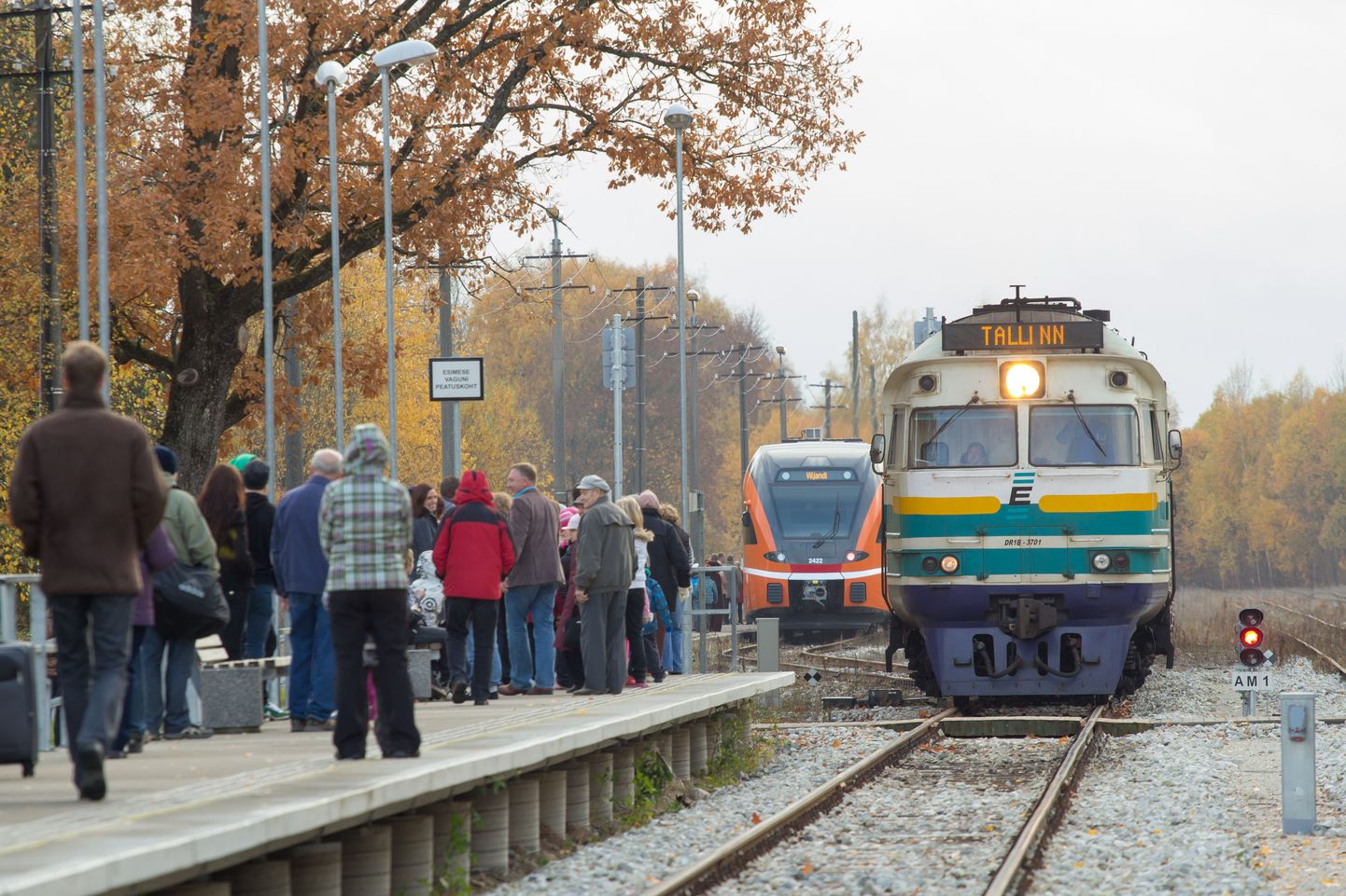 Uus ja vana diiselrong Viljandis.