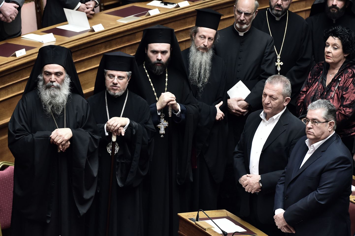 Täna Ateenas uue parlamendi ametisseastumisetseremoonial olid kohal ka õigeusu vaimulikud.
