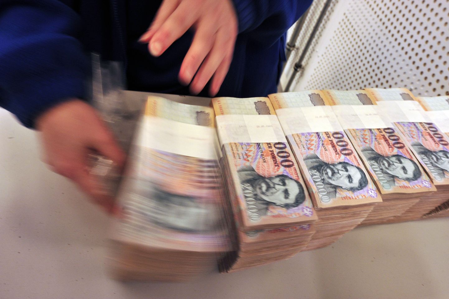 Ungari käibelt eemaldatud rahatähed