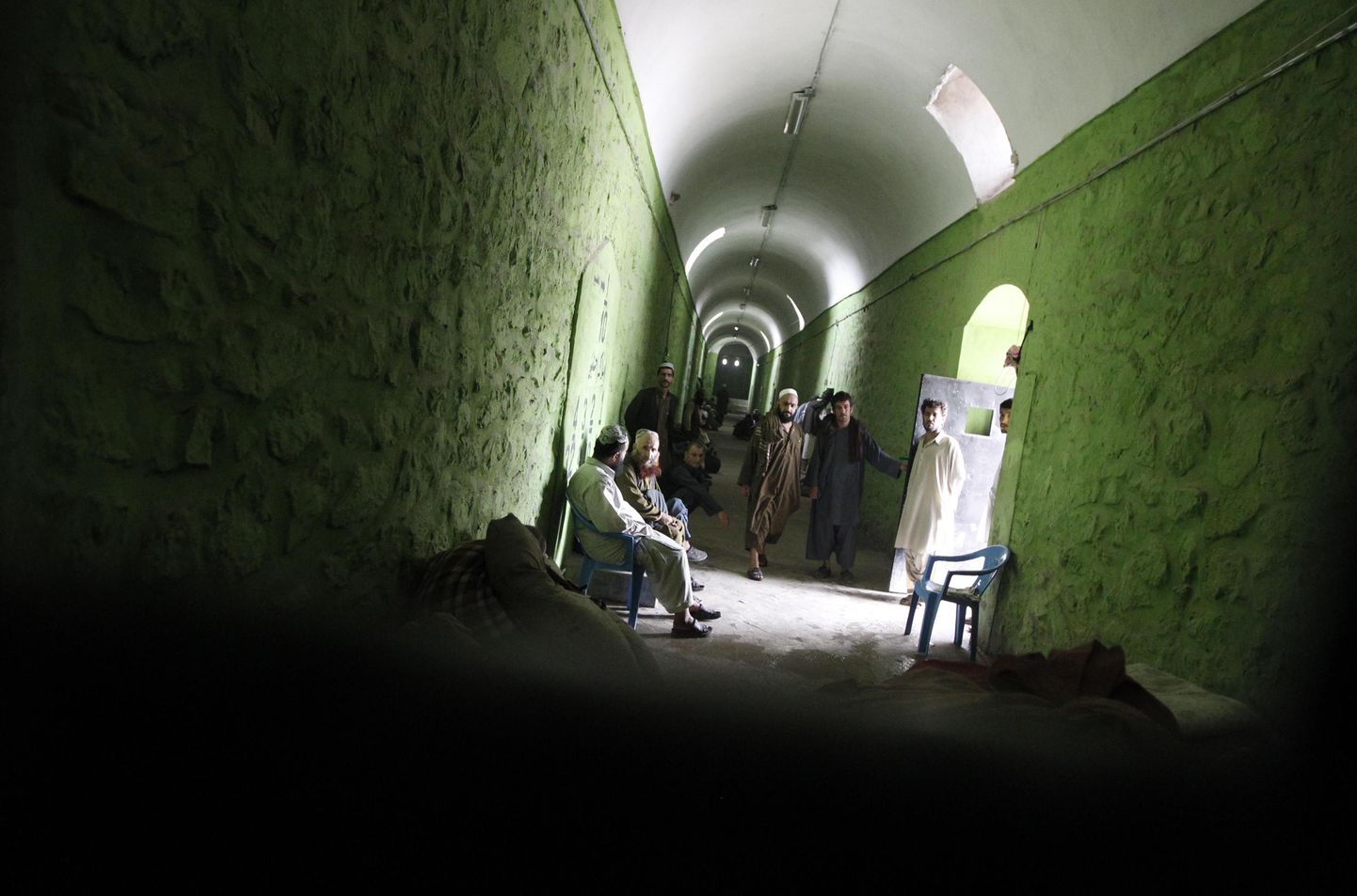 Vaade Afganistani vanglakoridori.
