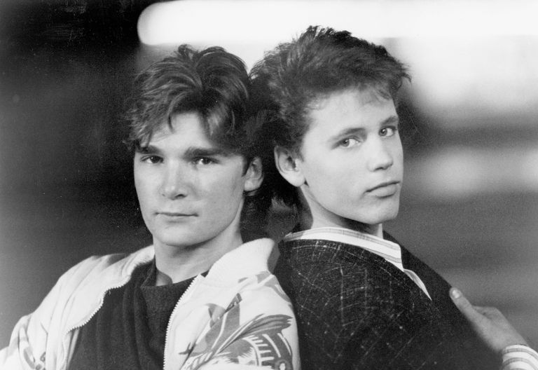 Corey Feldman ja Corey Haim 1988. aasta filmis «License to Drive». Foto: