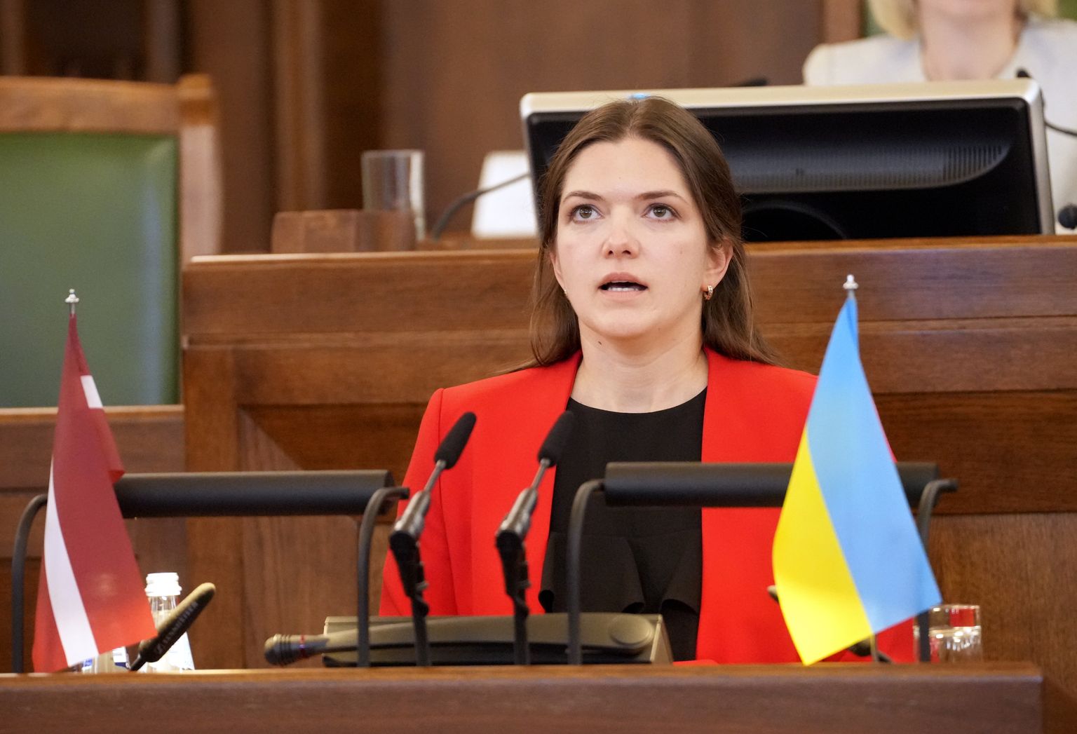 Saeimas deputāte, "Progresīvo" līdzvadītāja Antoņina Ņenaševa