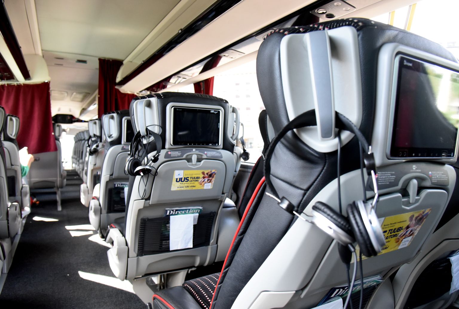 Lux Expressi buss. Pilt on illustratiivne.