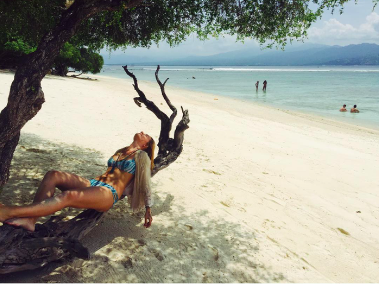Marta Laan Balil puhkust nautimas