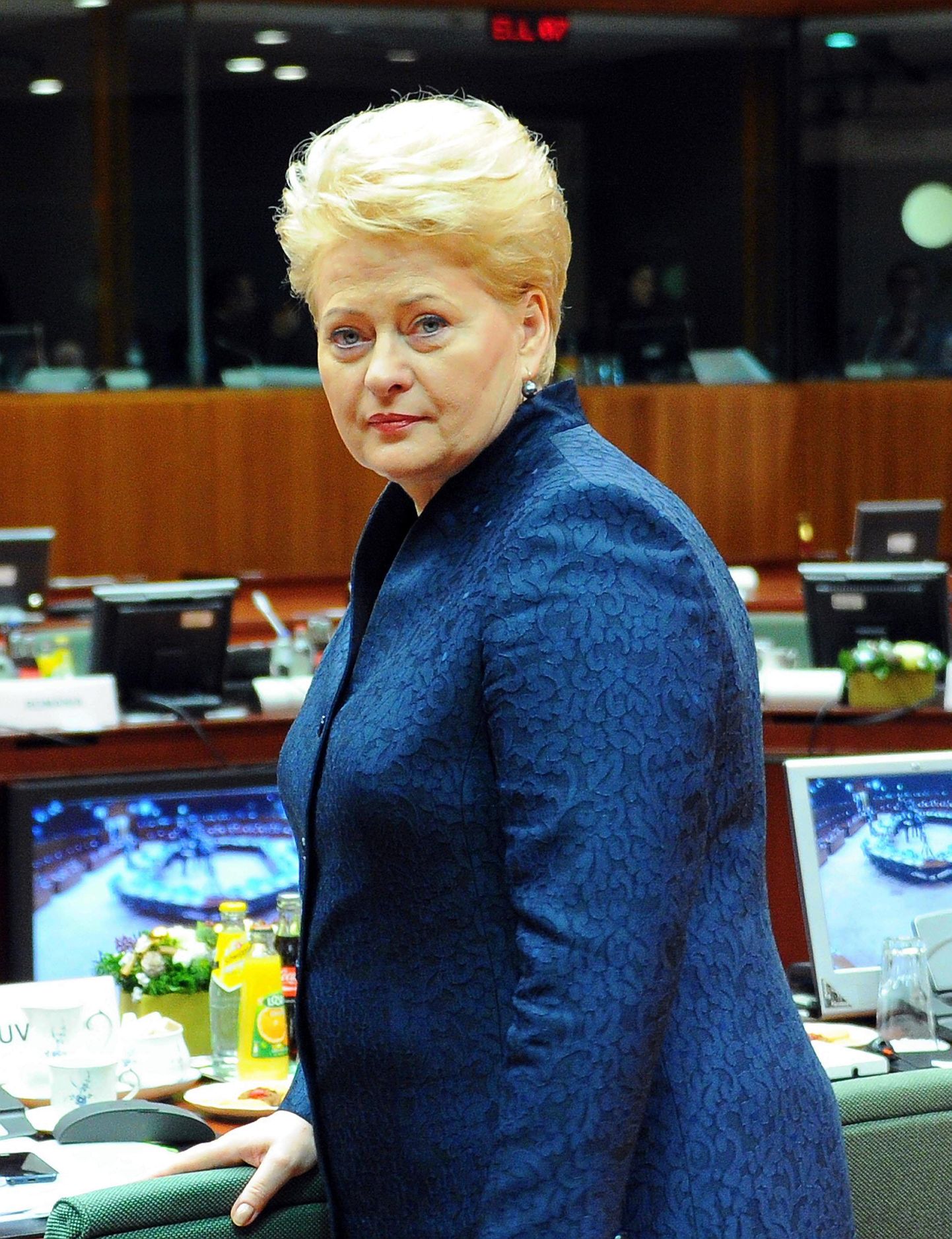 Leedu president Dalia Grybauskaite eile Brüsselis.