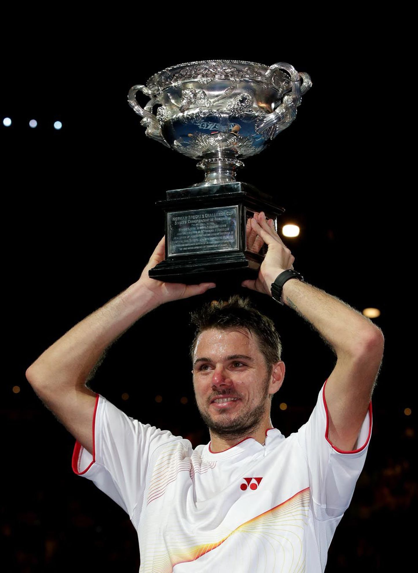 Šveitslane Stanislas Wawrinka võitis 28-aastaselt Austraalias elu esimese suure slämmi turniiri.