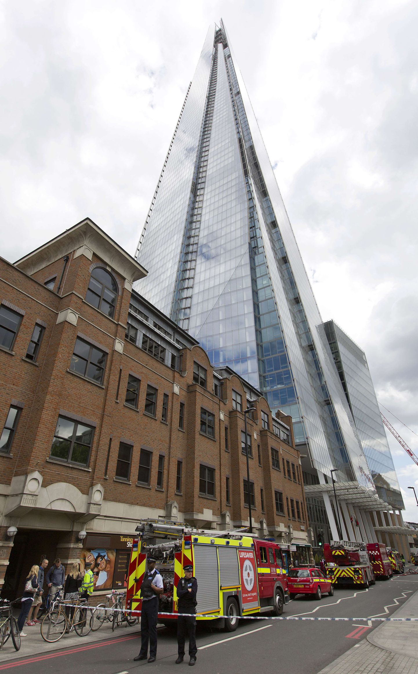 Kesk-Londonis asuv 72-korruselise pilvelõhkuja The Shard.