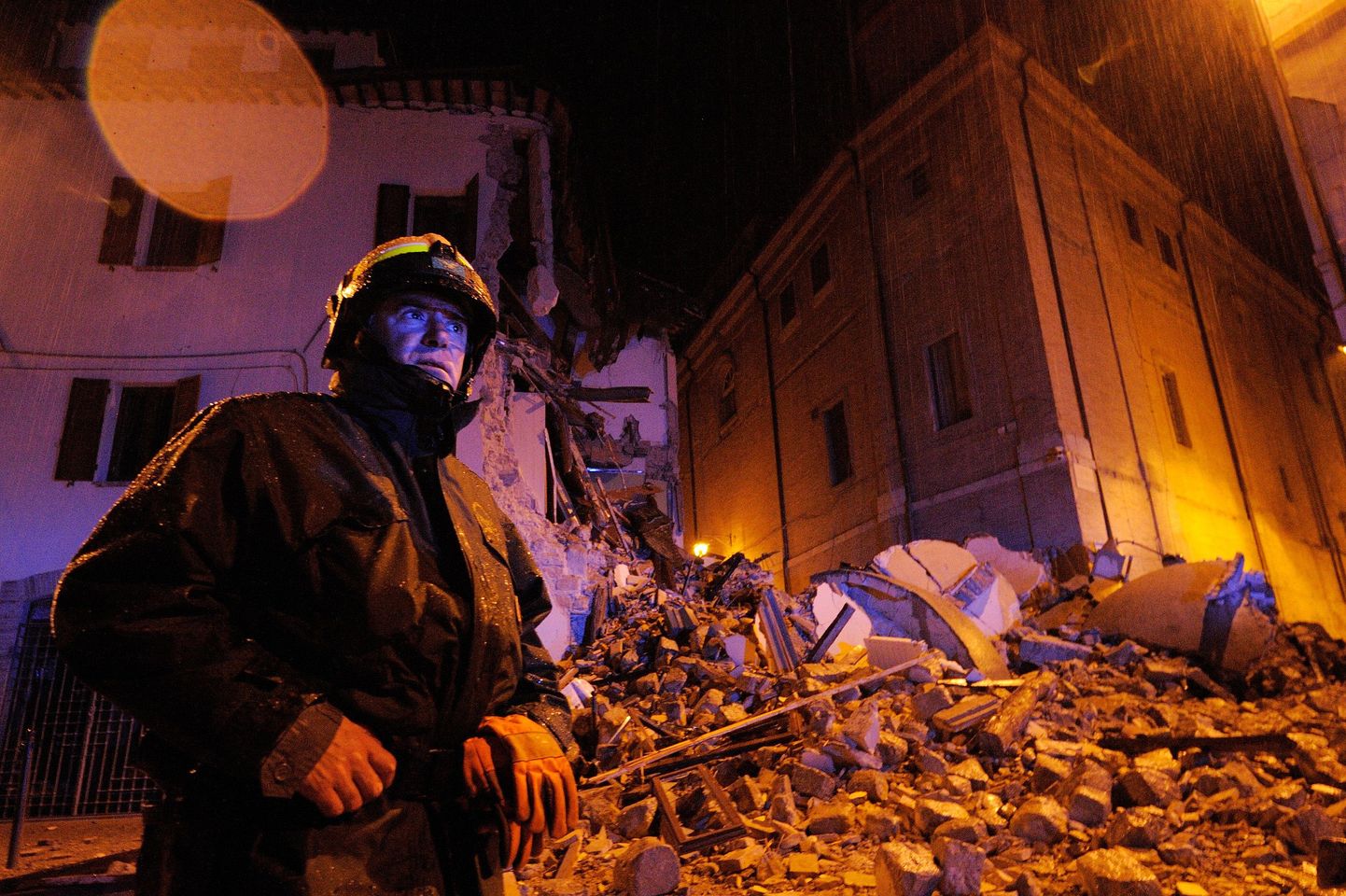 Землетрясение в Италии, которое произошло в конце октября.