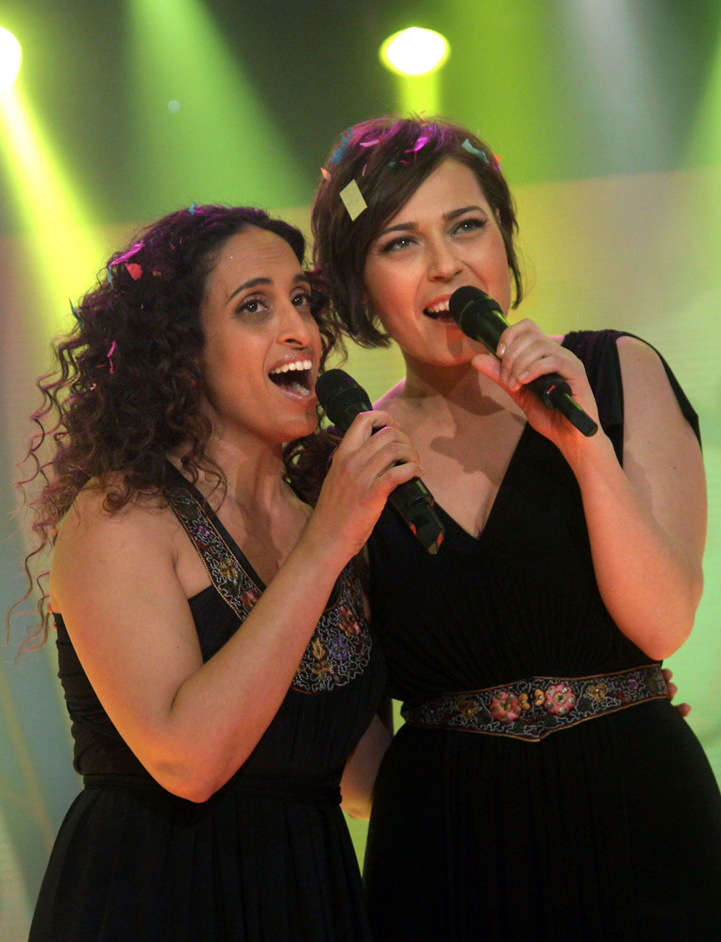Iisraeli duo - Ahinoam Nini (vasakul) ja Mira Awad