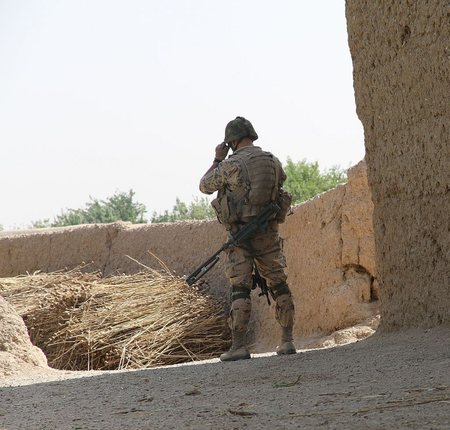 Eesti sõdur Afganistanis. Pilt on illustreeriv.
