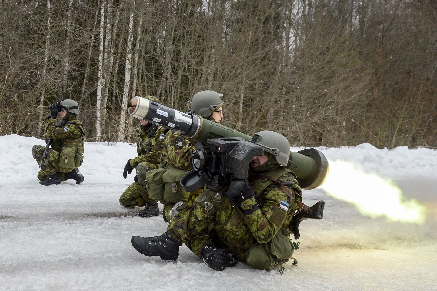 Eesti tankitõrjeväed õppusel