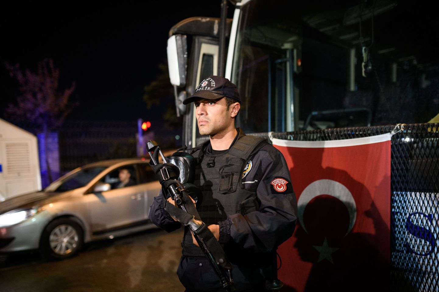 Relvastatud Türgi politsei.