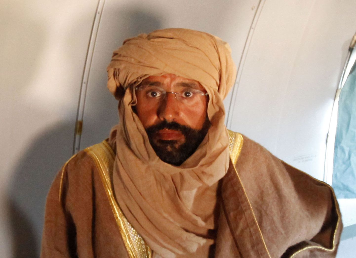 Muammar Gaddafi poeg Saif al-Islam.