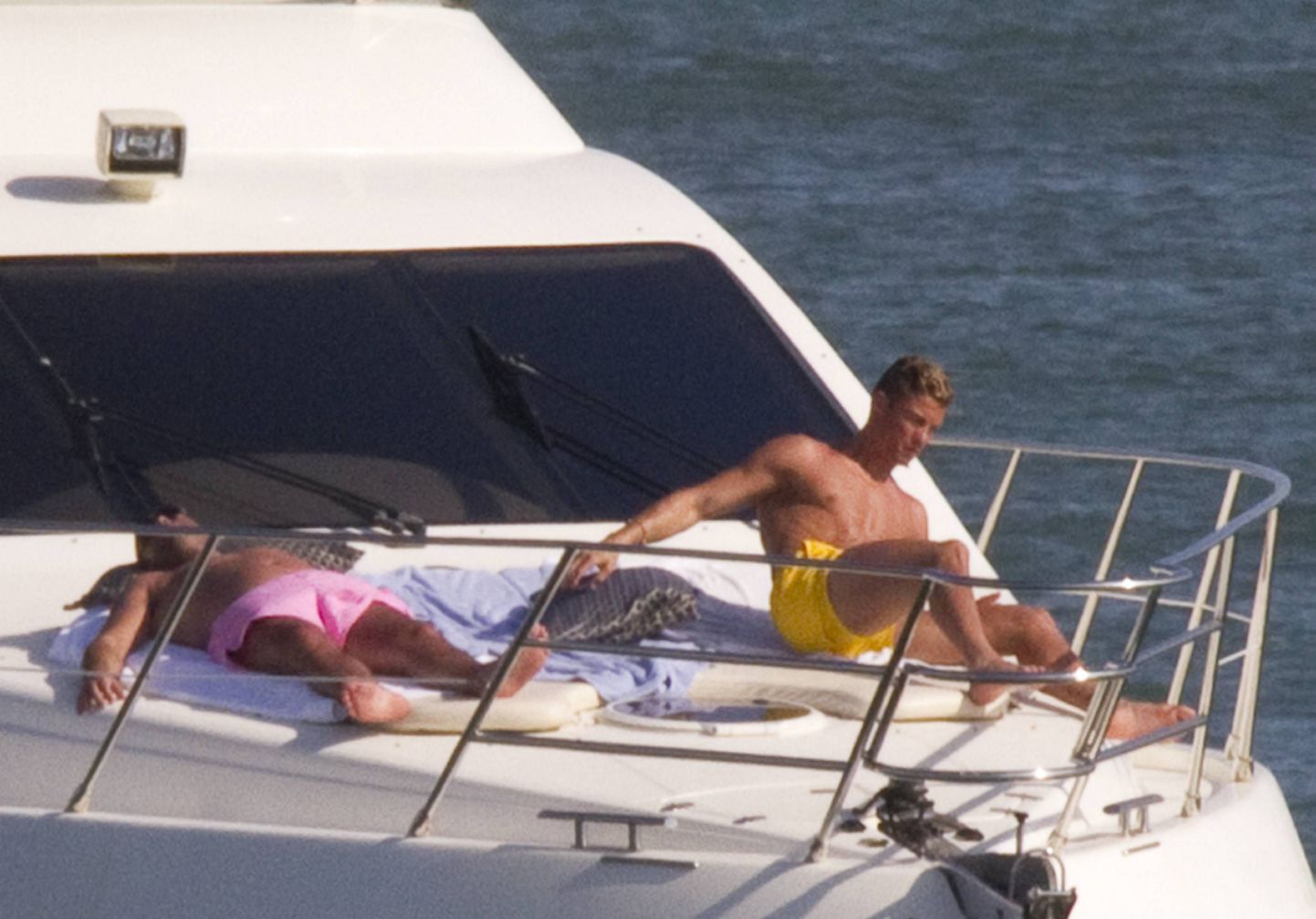 Криштиану Роналду на отдыхе в Майами.