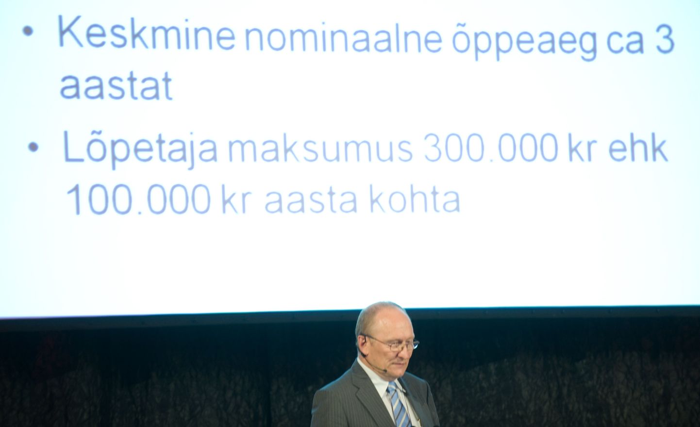 Jaak Aaviksoo juuni alguses toimunud Tallinna Tehnikaülikooli arengukonverentsil.